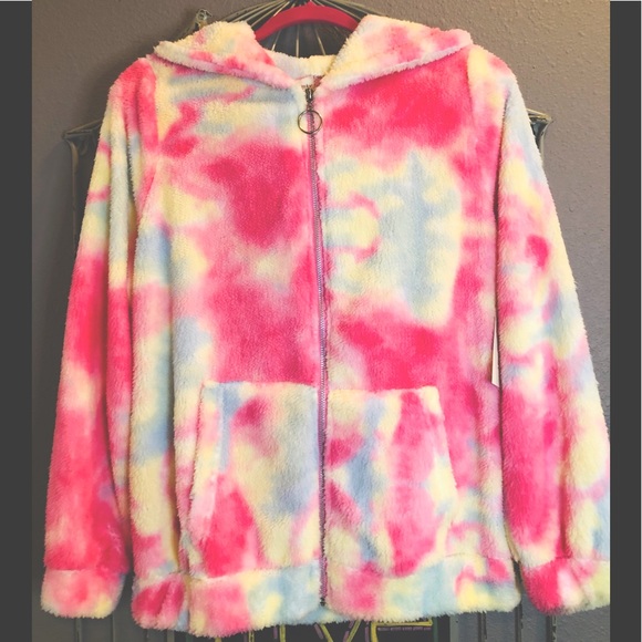 HOODIE SWEATSHIRT SOFT FLEECE JACKET SWEATER FLEECE NEW M FITS LARGE - Picture 2 of 6